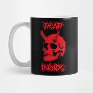 Devil Skull Dead Inside Mug